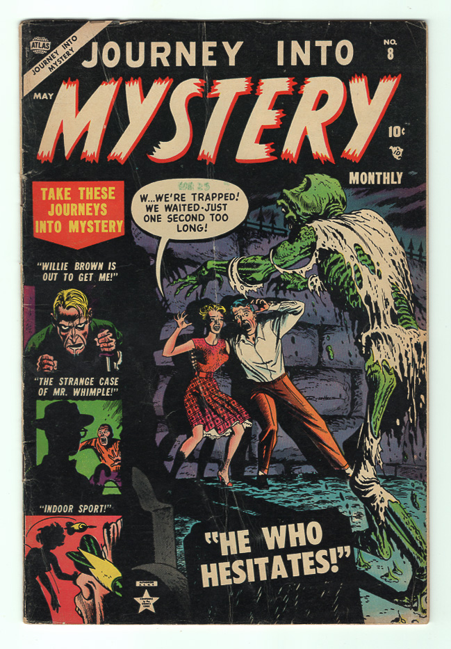 Journey Into Mystery (Pre-Hero) #8 VG/F Front Cover