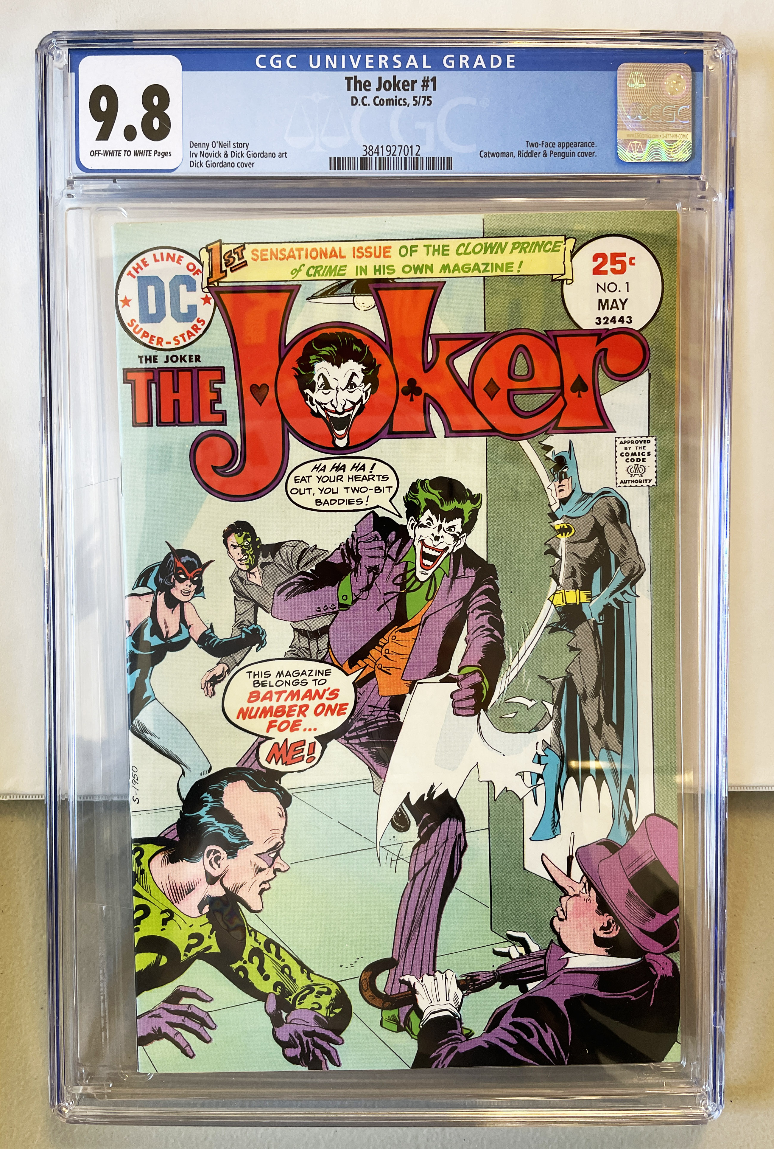 Joker #1 CGC 9.8 Front Cover