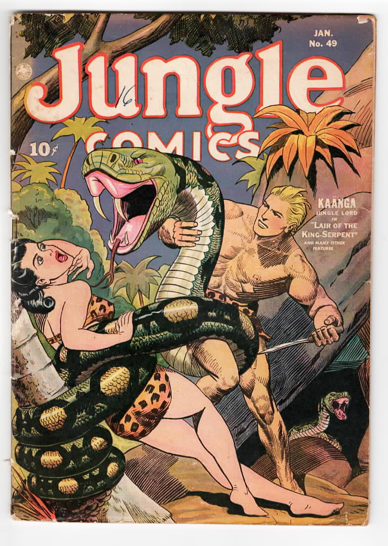Jungle Comics #49 VG Front Cover