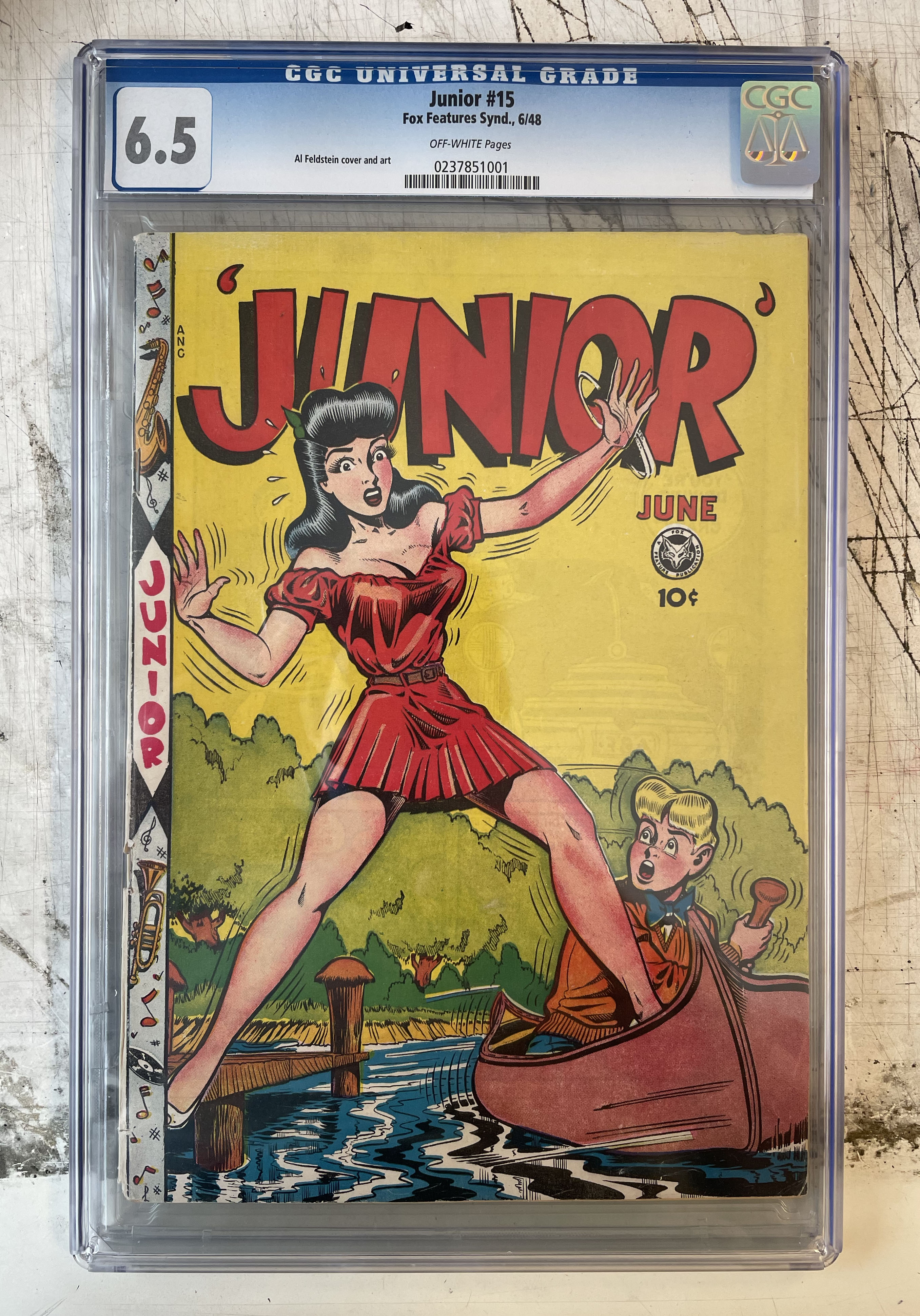 Junior #15 CGC 6.5 Front Cover
