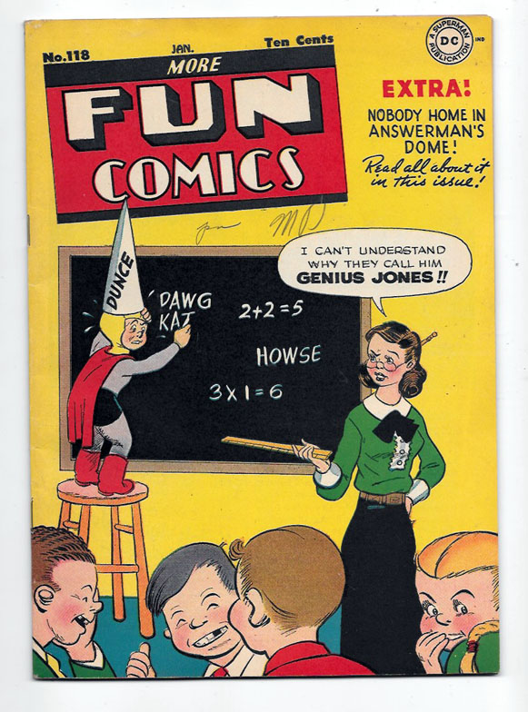 More Fun Comics #118 VF/NM Front Cover