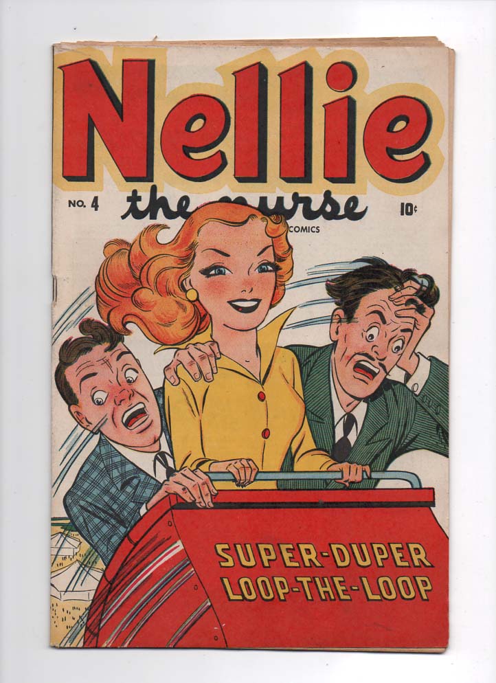 Nellie the Nurse #4 F/VF Front Cover