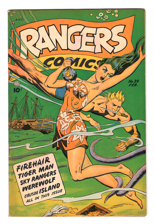Rangers #39 VF+ Front Cover