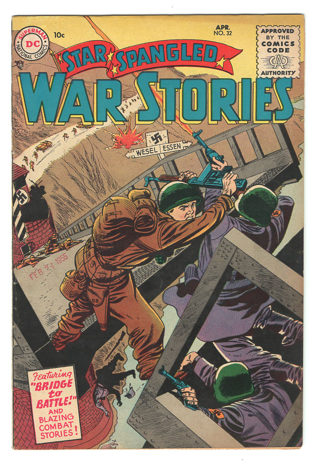 Star Spangled War Stories #32 VF- Front Cover
