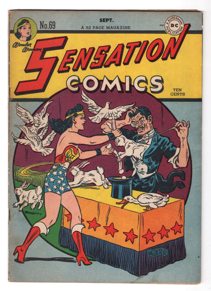 Sensation Comics #69 F- Front Cover