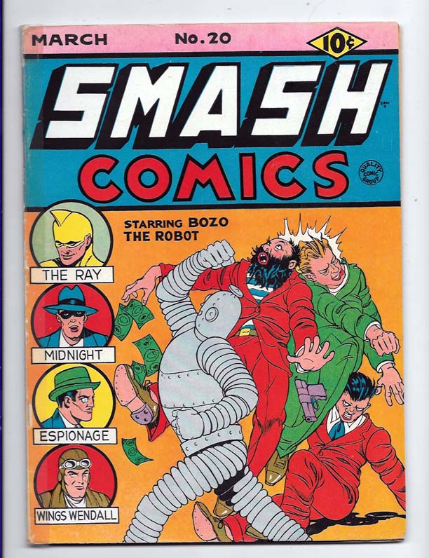 Smash Comics #20 VG/F Front Cover