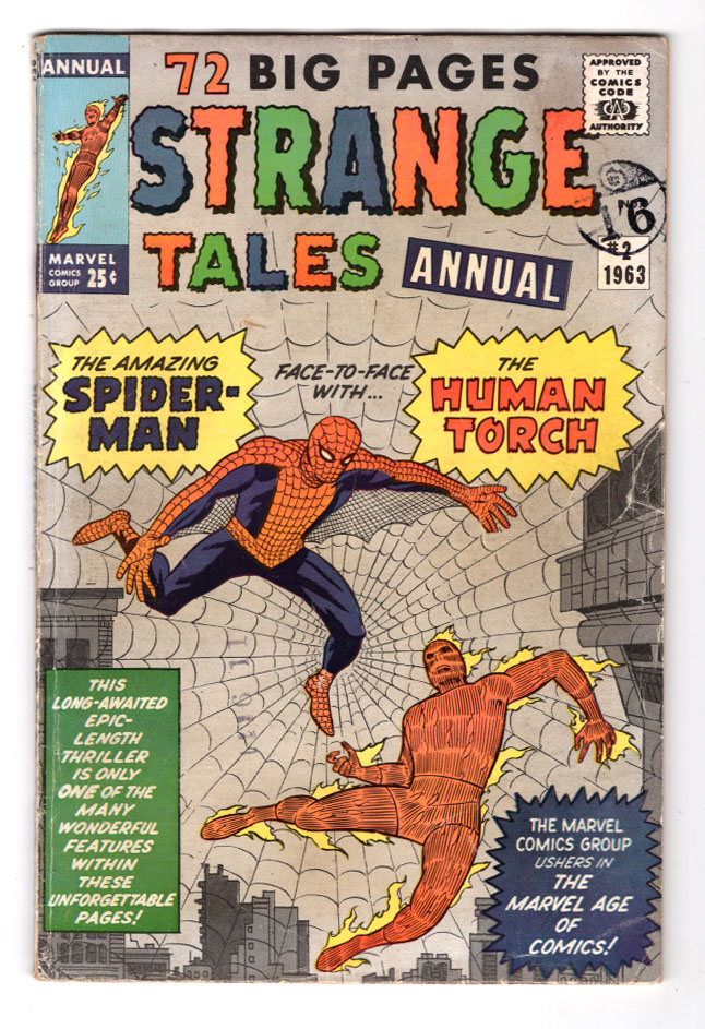 Strange Tales Annual #2 VG Front Cover