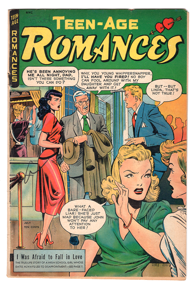 Teenage Romances #3 VG/F Front Cover
