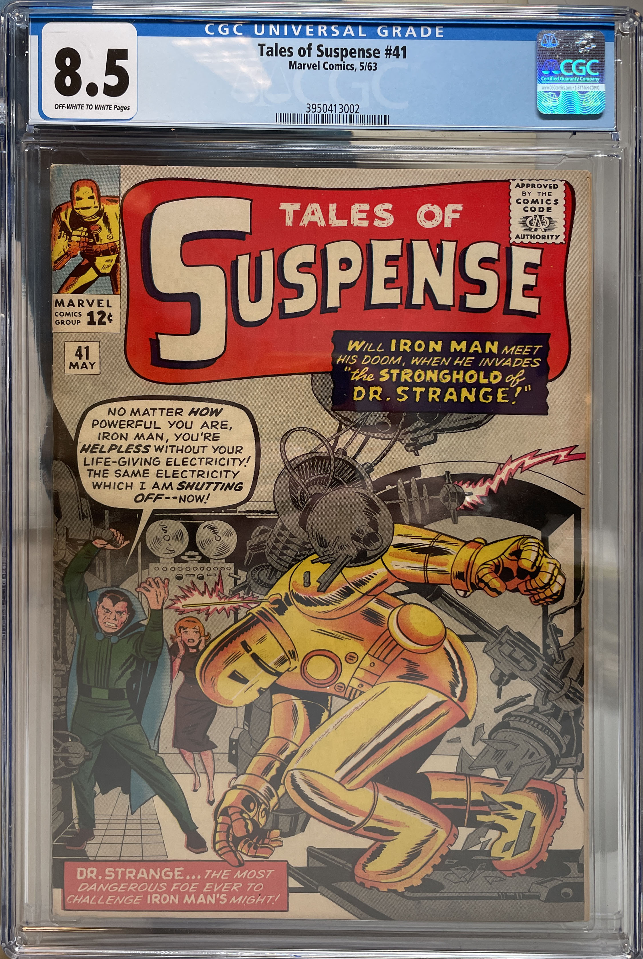 Tales of Suspense (Superheroes) #41 CGC 8.5 Front Cover