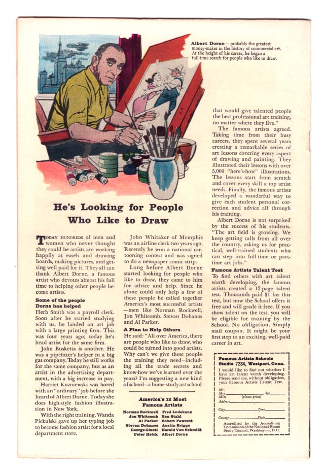 Tales of Suspense (Superheroes) #56 NM- Back Cover