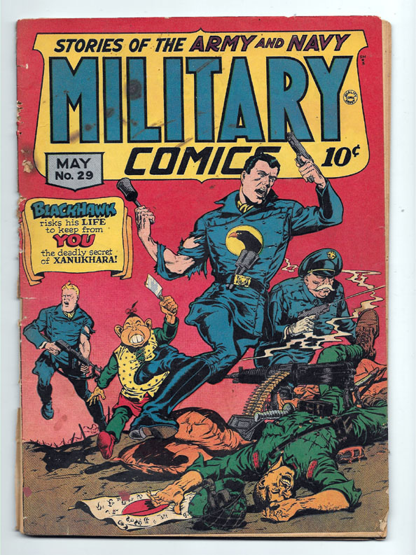 Military Comics #29 G+ Front Cover