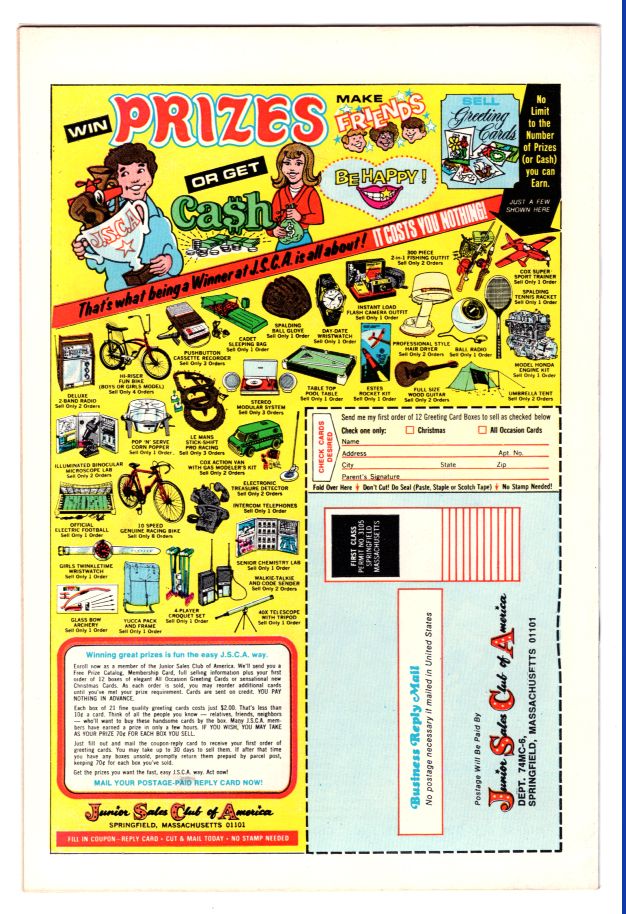 War is Hell #9 NM- Back Cover