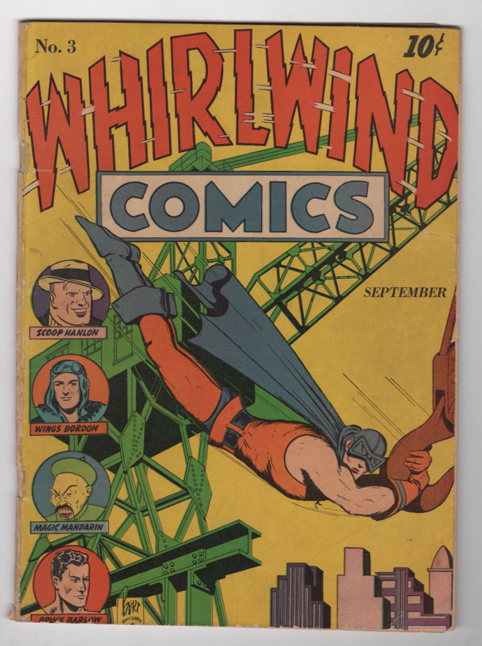 Whirlwind Comics #3 VG Front Cover