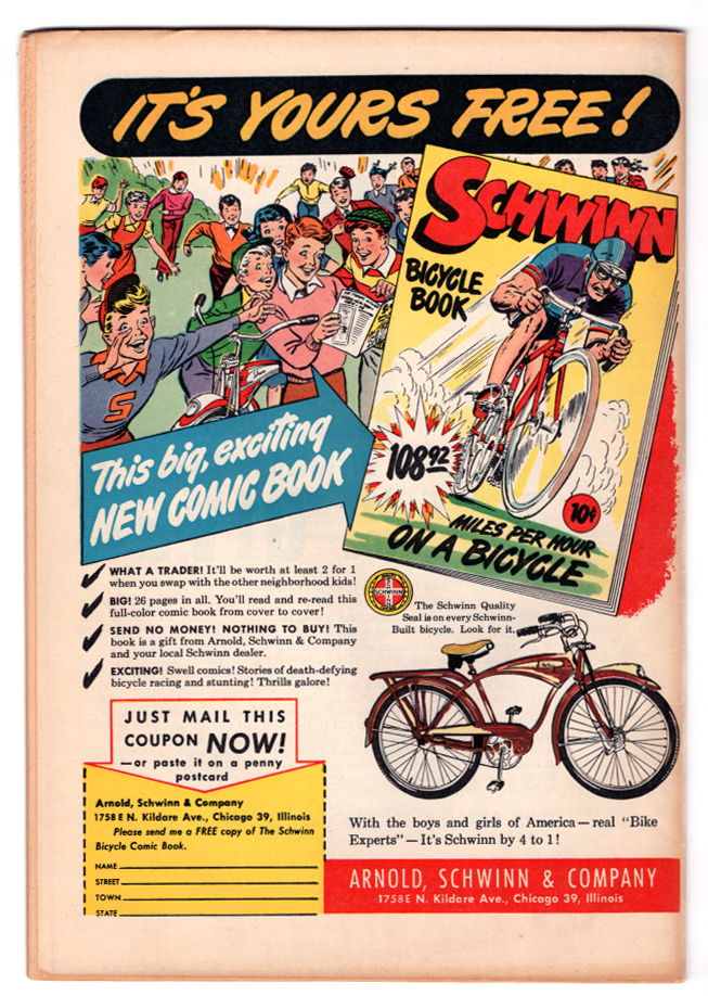 Whiz #112 VF+ Back Cover