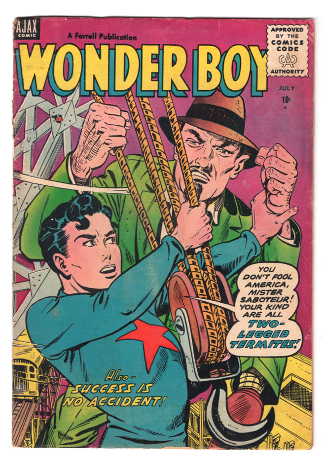 Wonder Boy #18 VG/F Front Cover