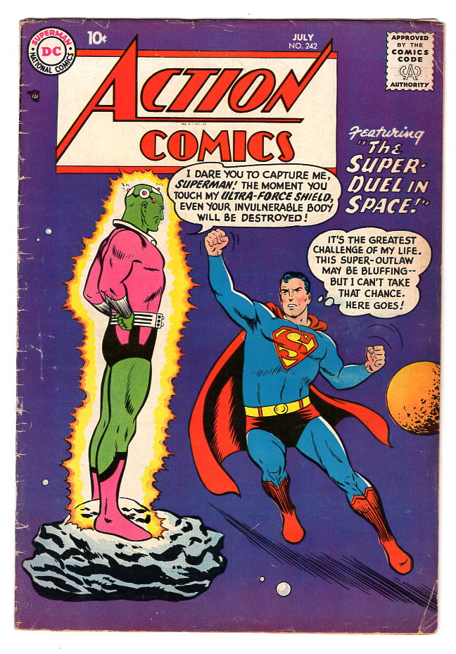 Action Comics #242 VG+ Front Cover