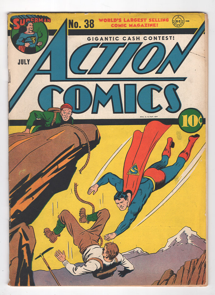 Action Comics #38 VG/F Front Cover
