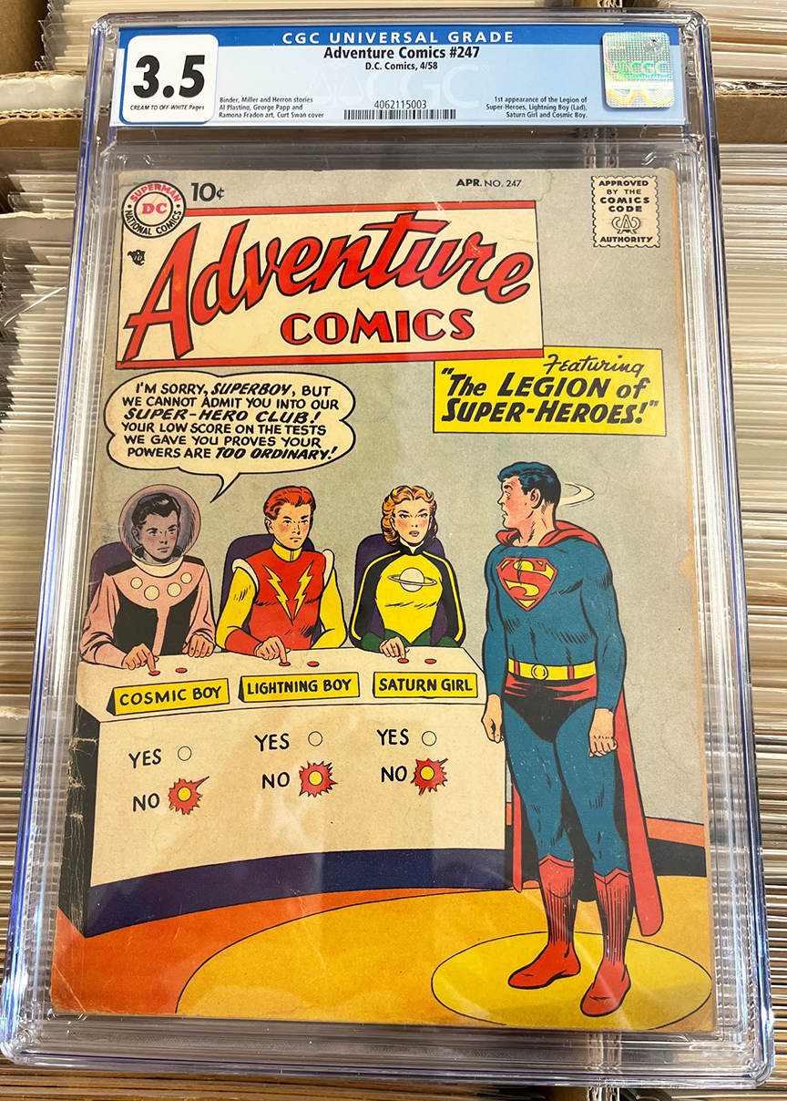 Adventure Comics #247 CGC 3.5 Front Cover