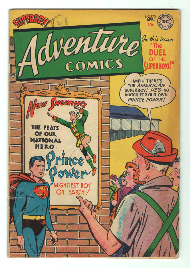 Adventure Comics #175 G Front Cover