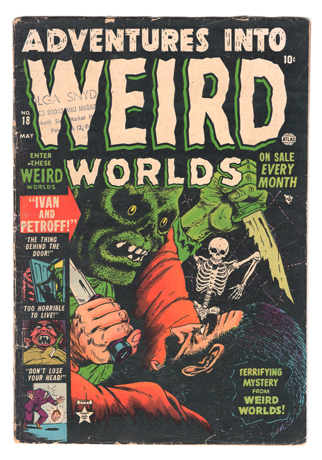 Adventures into Weird Worlds #18 VG Front Cover