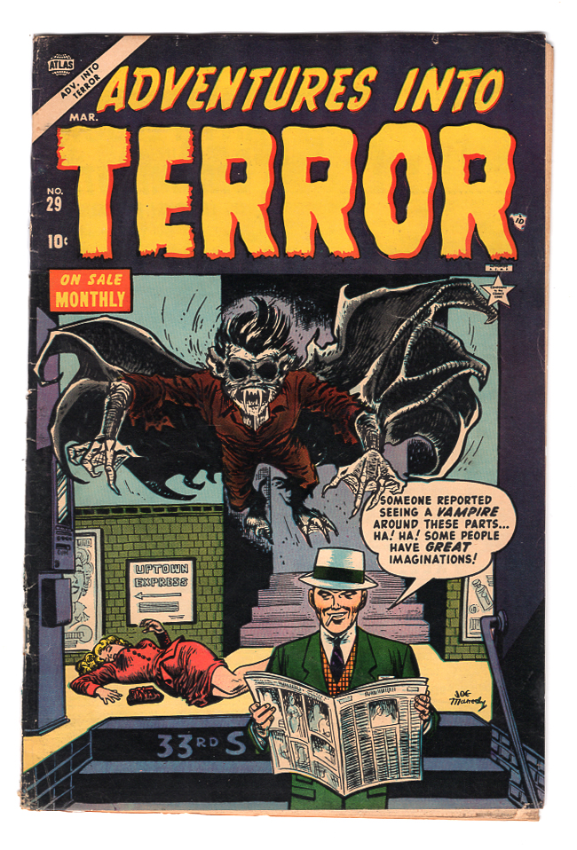 Adventures Into Terror #29 F+ Front Cover