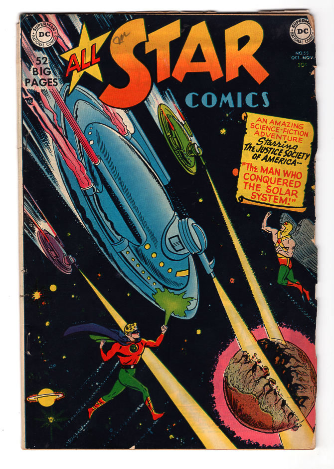 All Star Comics #55 VG Front Cover