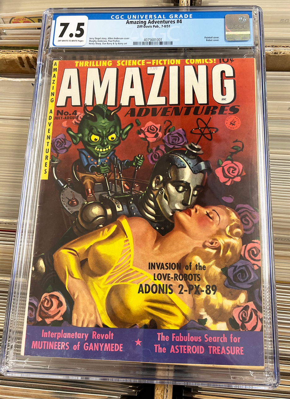 Amazing Adventures (1951 Ziff-Davis) #4 CGC 7.5 Front Cover