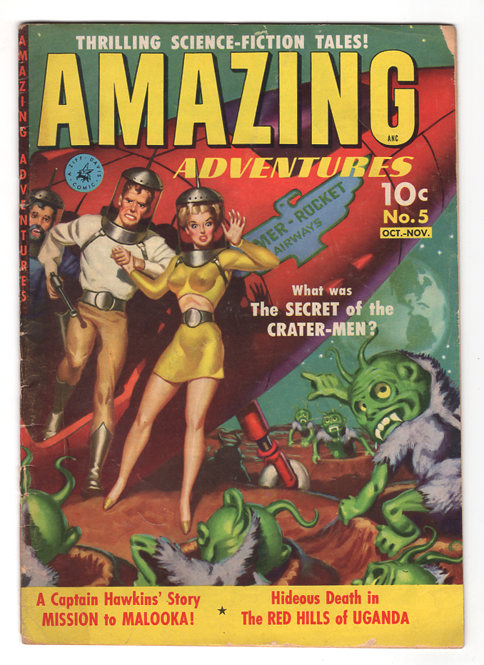 Amazing Adventures (1951 Ziff-Davis) #5 VG Front Cover