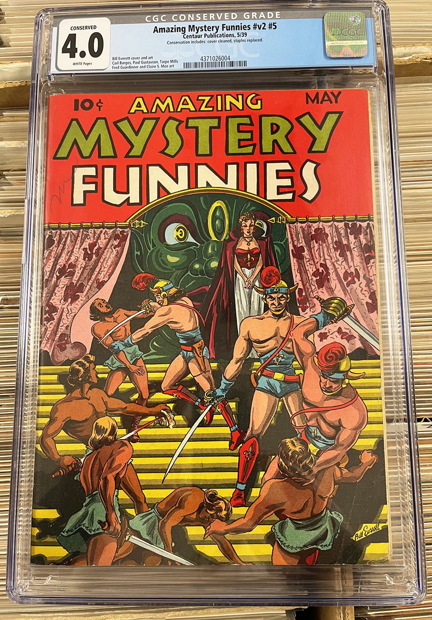 Amazing Mystery Funnies (Vol. 2) #5 CGC 4.0 Front Cover