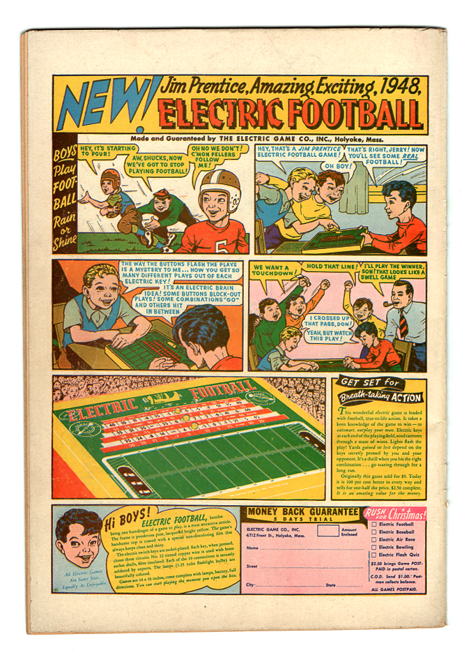 Archie #30 F- Back Cover