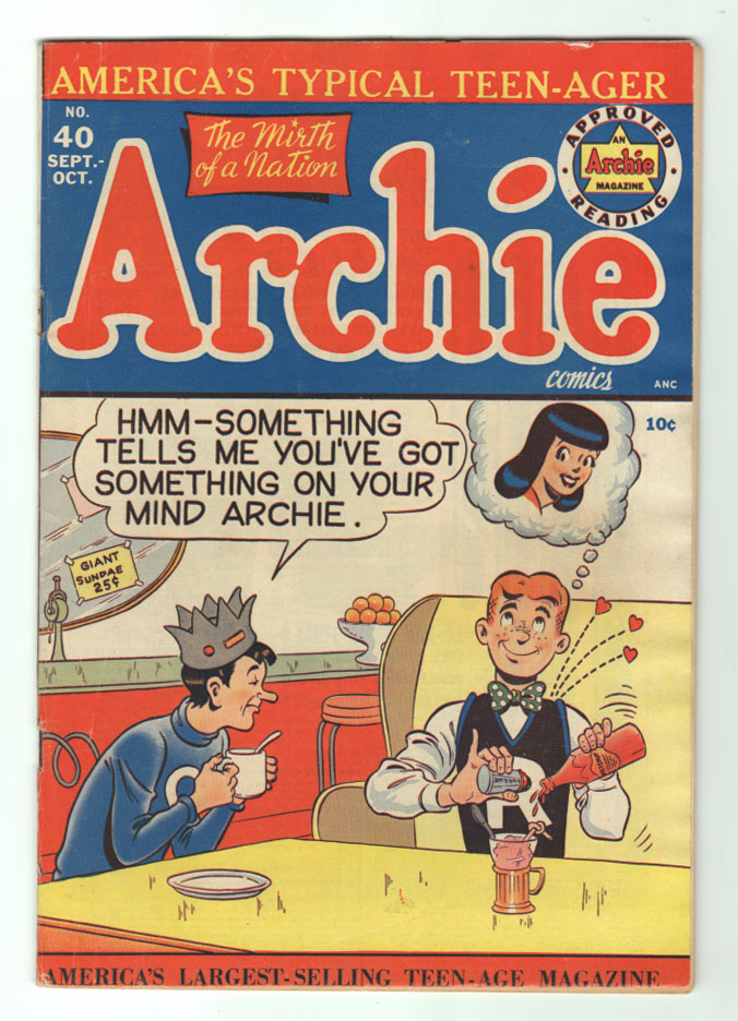 Archie #40 F/VF Front Cover