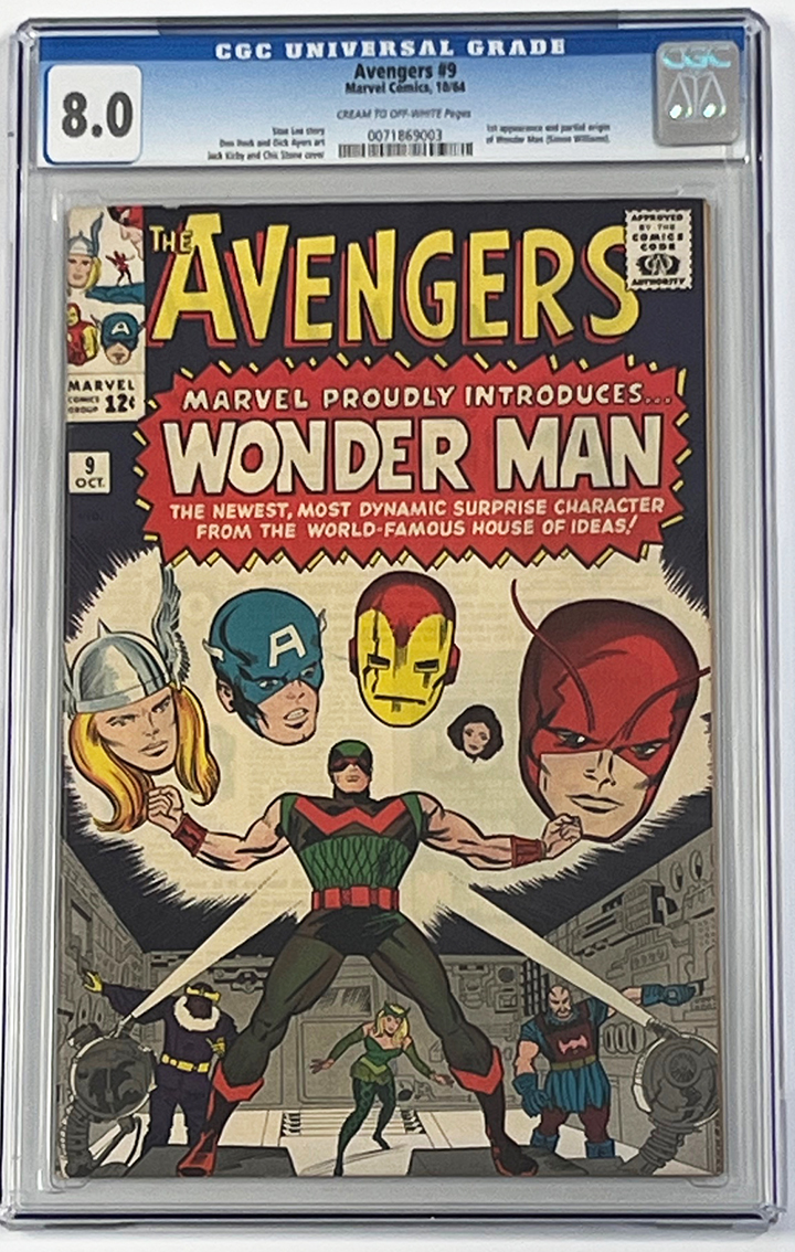 Avengers #9 CGC 8.0 Front Cover