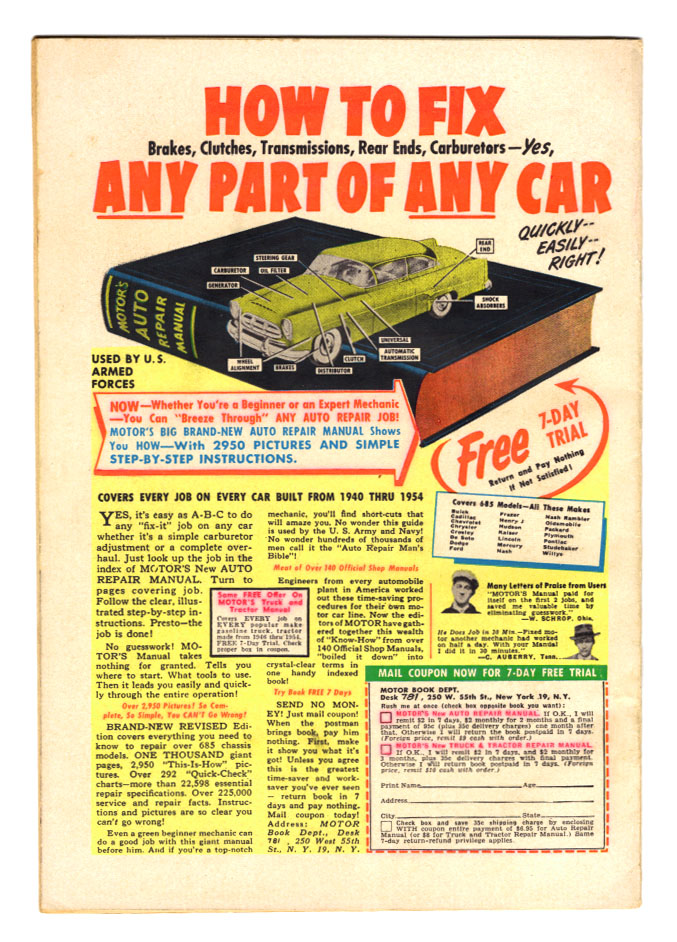 Avenger, The #1 F Back Cover