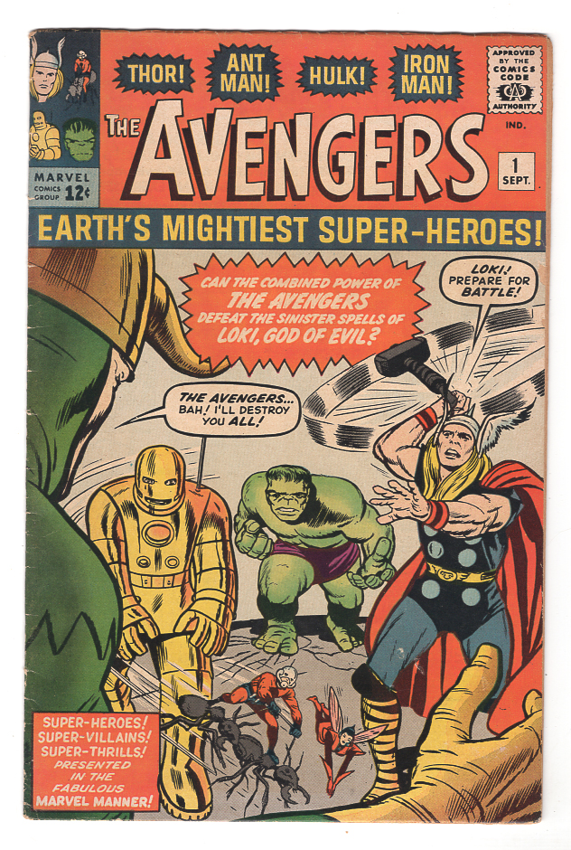Avengers #1 F- Front Cover