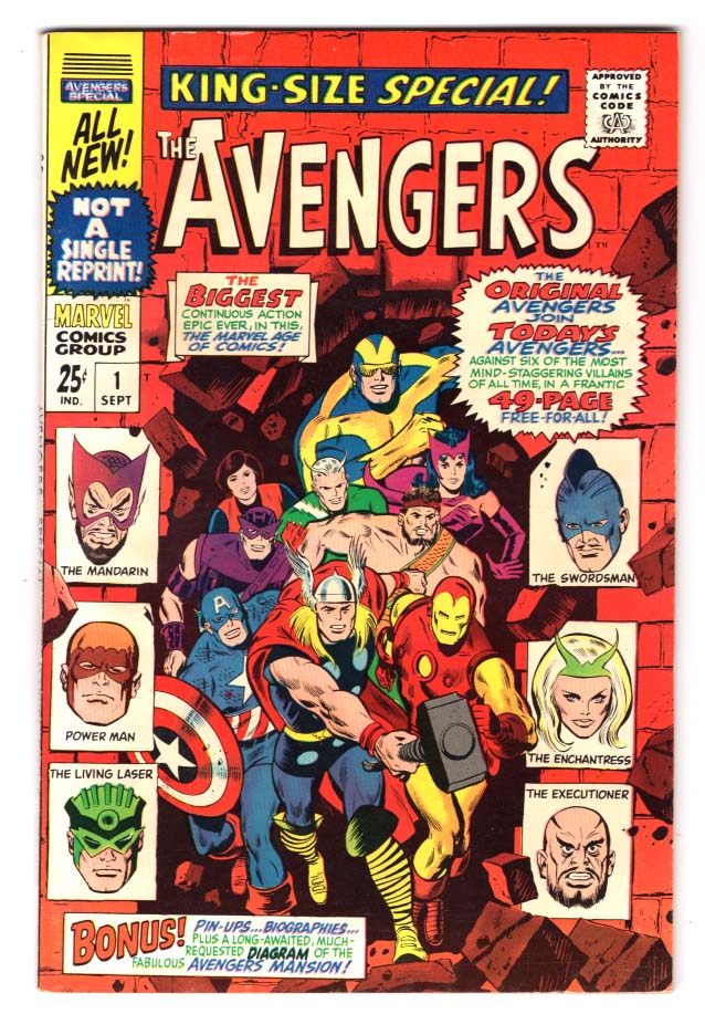 Avengers Annual #1 NM- Front Cover