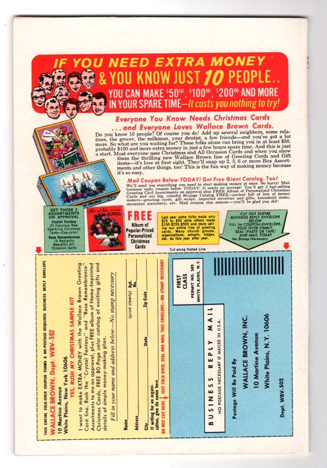 Avengers Annual #3 NM+ Back Cover