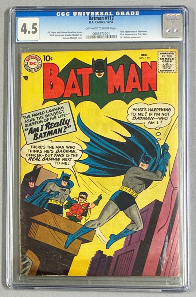 Batman #112 CGC 4.5 Front Cover