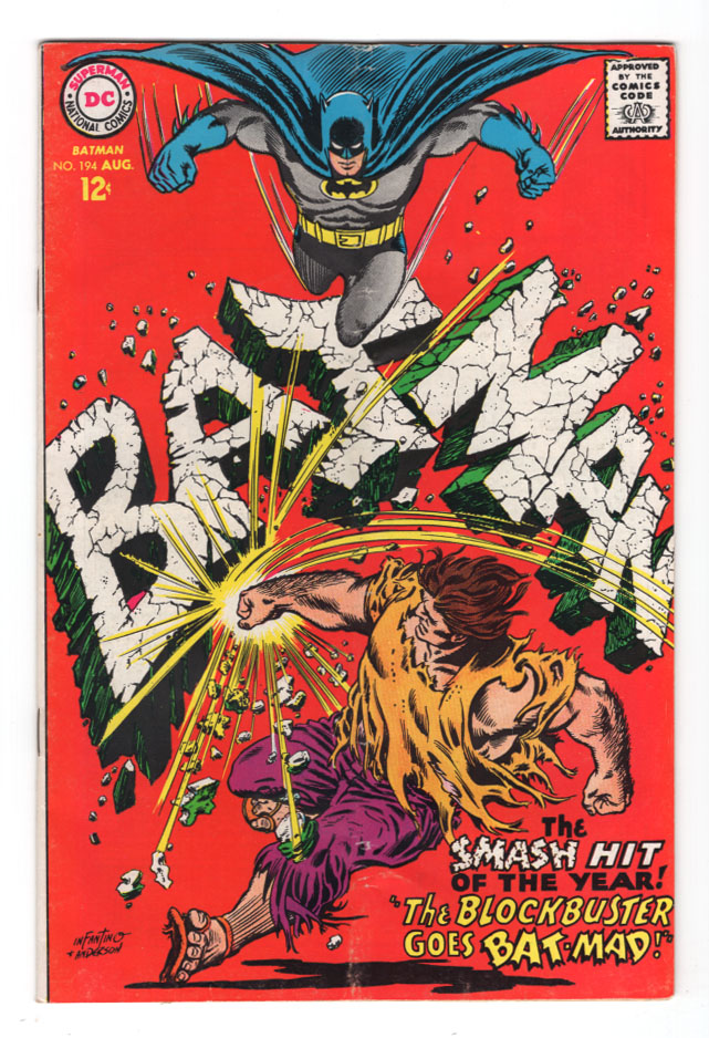 Batman #194 VG/F Front Cover