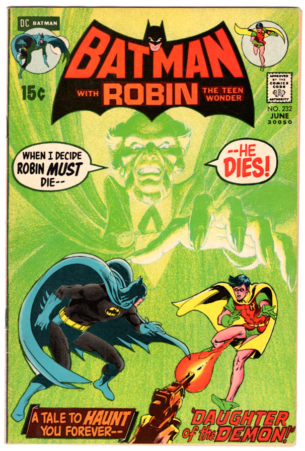 Batman #232 VF Front Cover