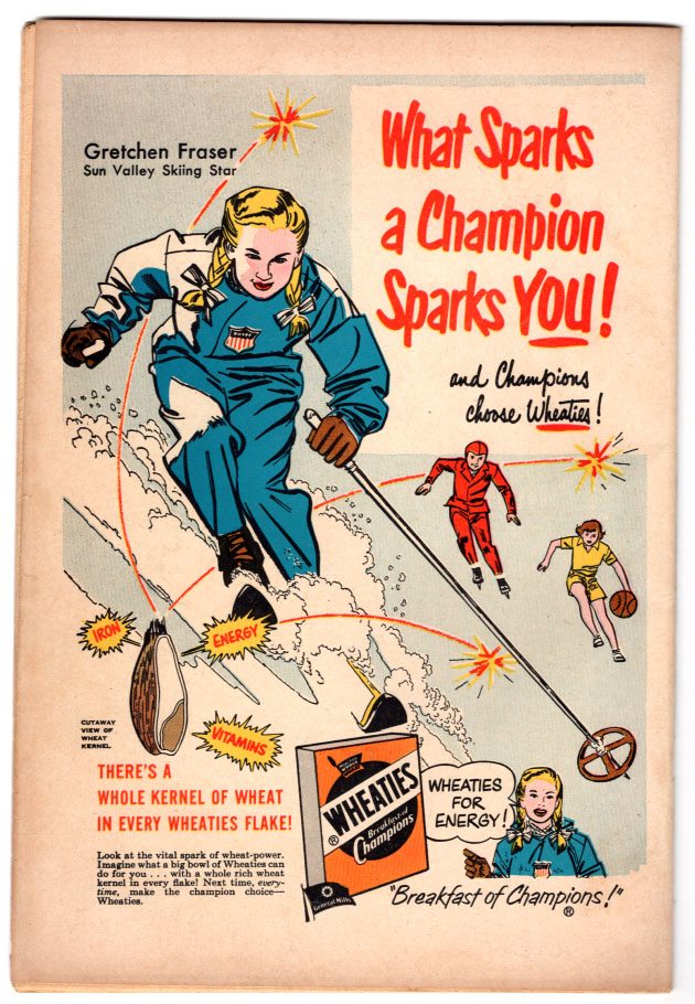 Batman #70 F/VF Back Cover