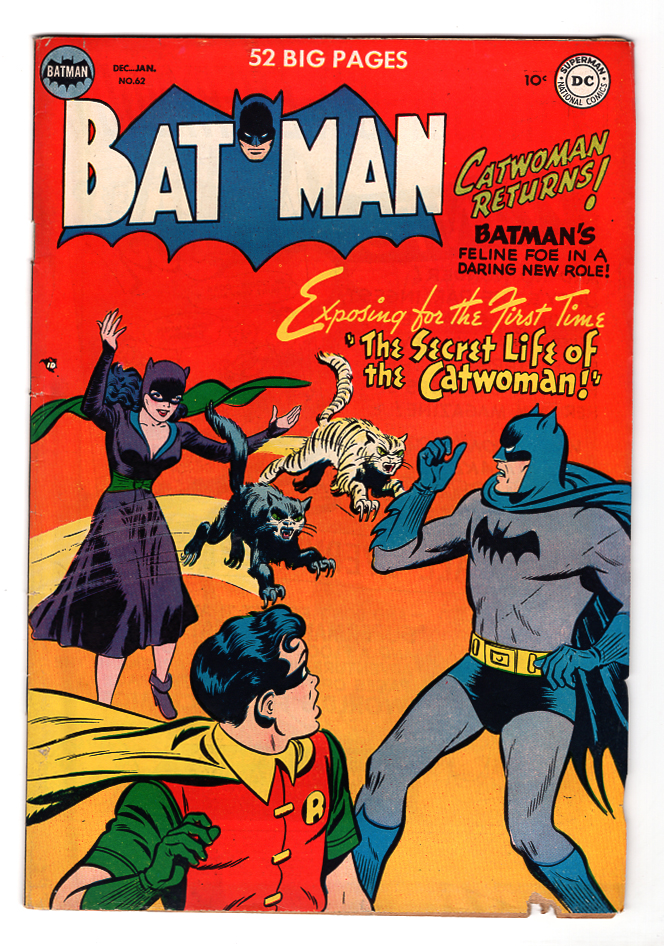 Batman #62 VG/F Front Cover