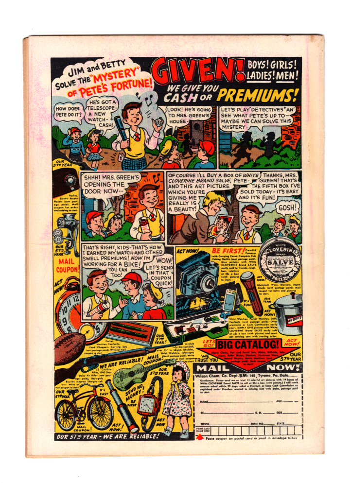 Battle #8 VF- Back Cover