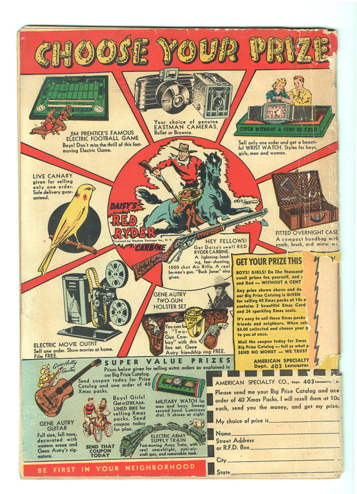 Big Three #6 G Back Cover