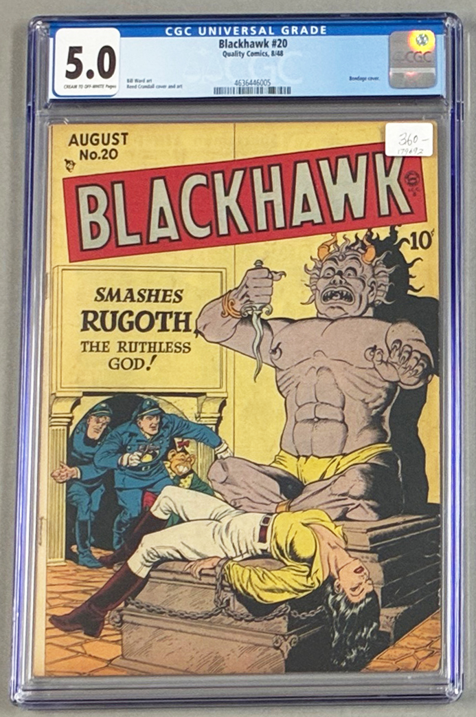 Blackhawk (Quality) #20 CGC 5.0 Front Cover