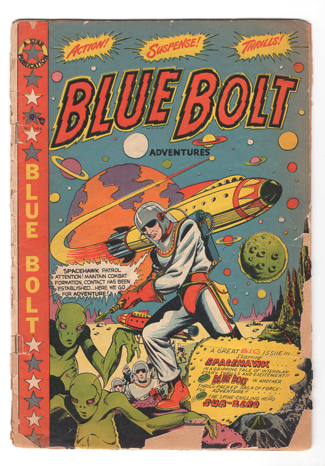 Blue Bolt (Novelty, Vol. 4 #106 G Front Cover