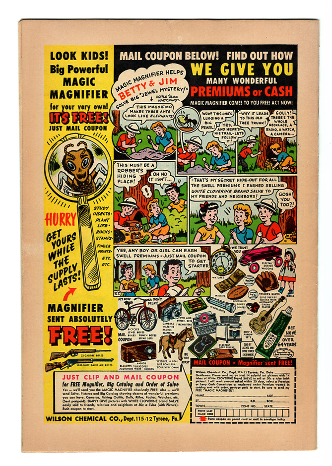 Brave and the Bold #16 F/VF Back Cover