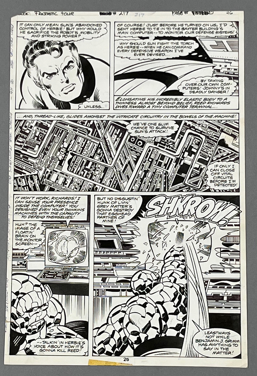 Byrne, John, Fantastic Four #217 Page 26 #1 VF Front Cover