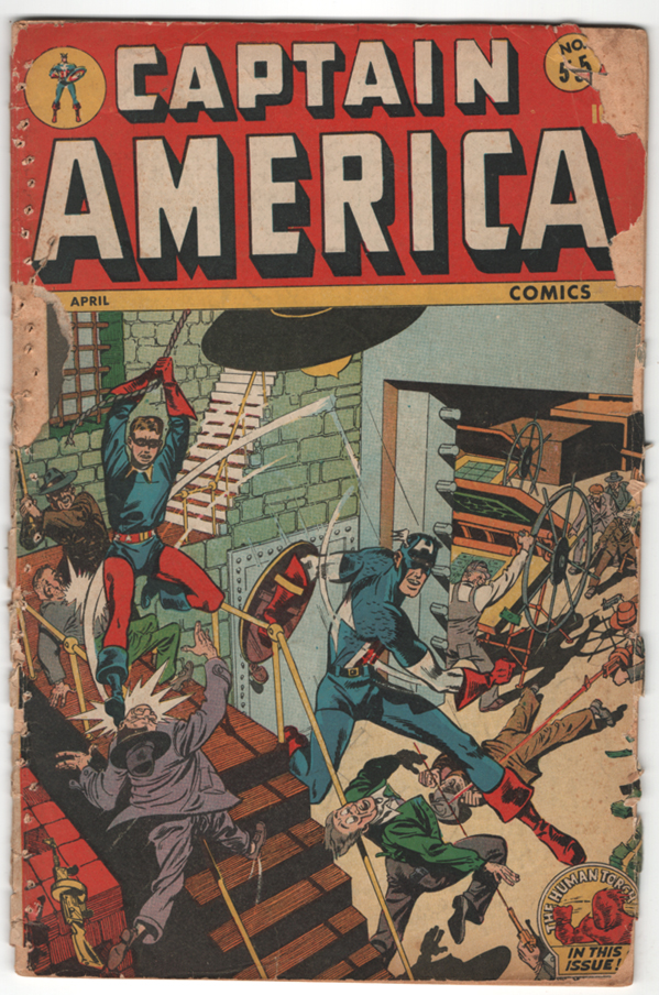 Captain America Comics #55 Fr Front Cover