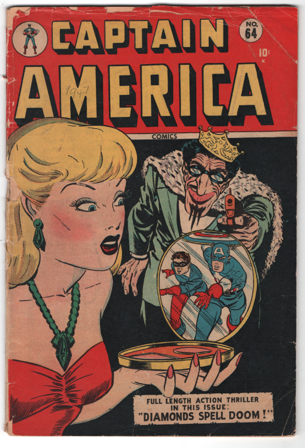 Captain America Comics #64 G/VG Front Cover