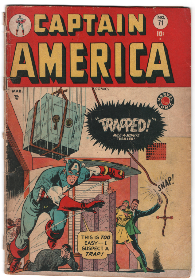 Captain America Comics #71 G- Front Cover
